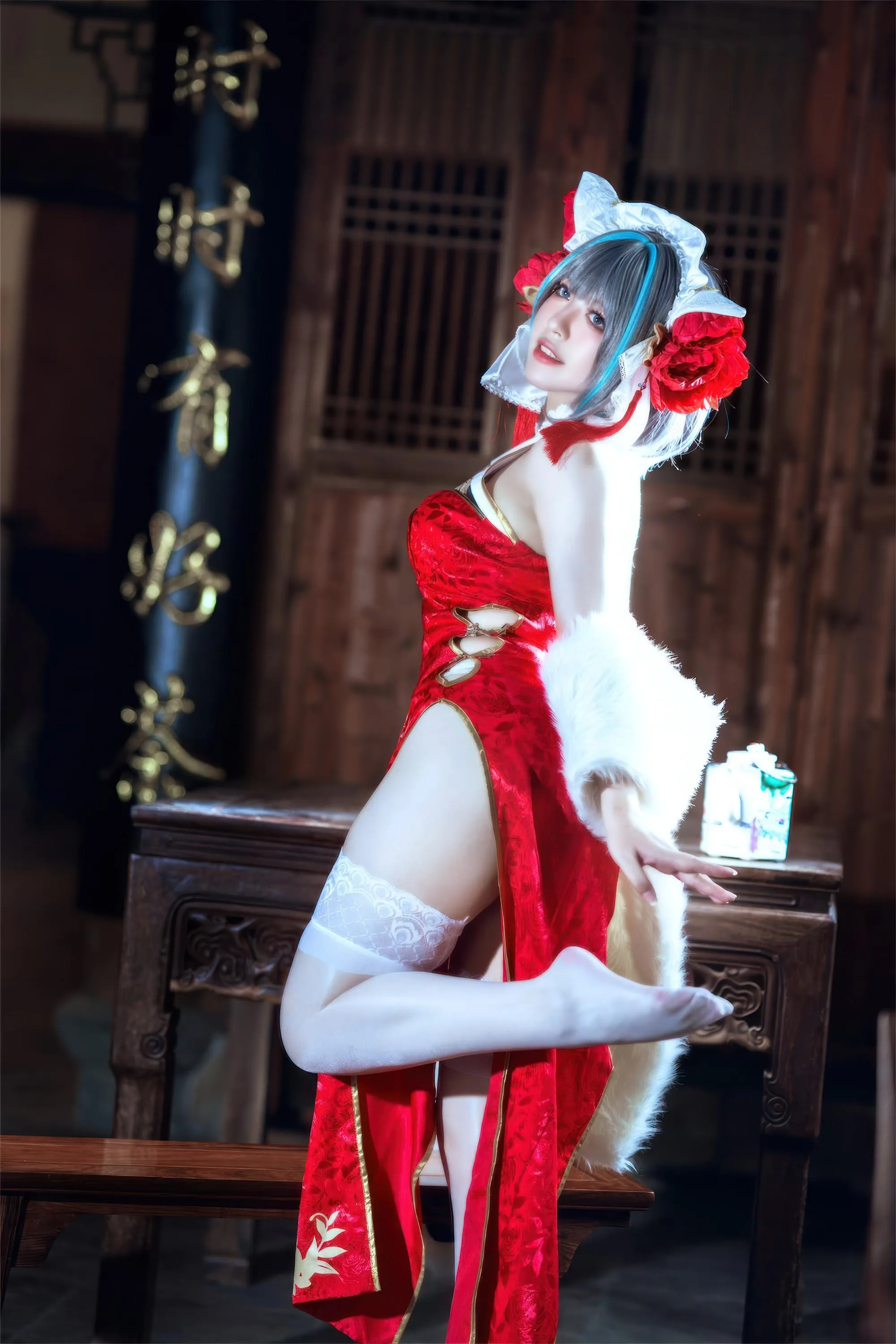 BANBANKO 半半子 – NO.72  柴郡中华娘旗袍 [45P]插图4
